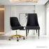 Customer Chair C017 + Technician Chair T017 (Gold Leg) - New Star Salon Furniture