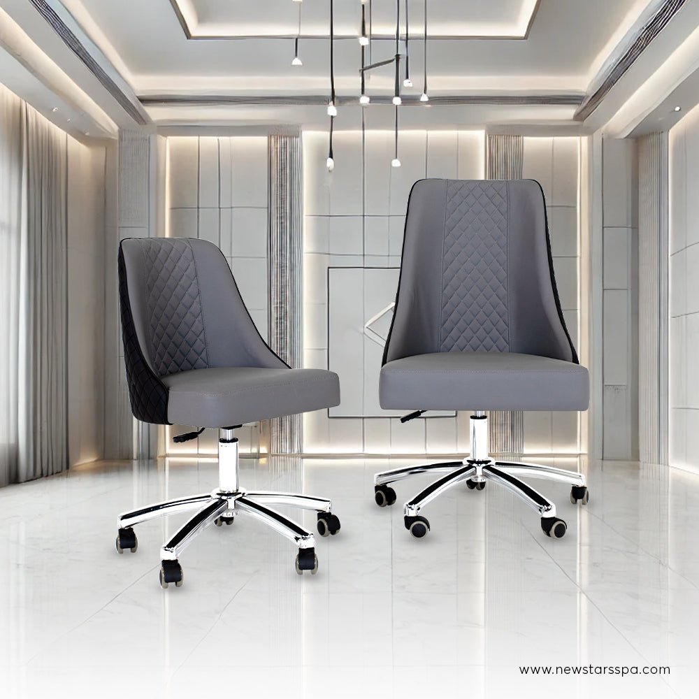 Customer Chair C020 + Technician Chair T017 - New Star Salon Furniture