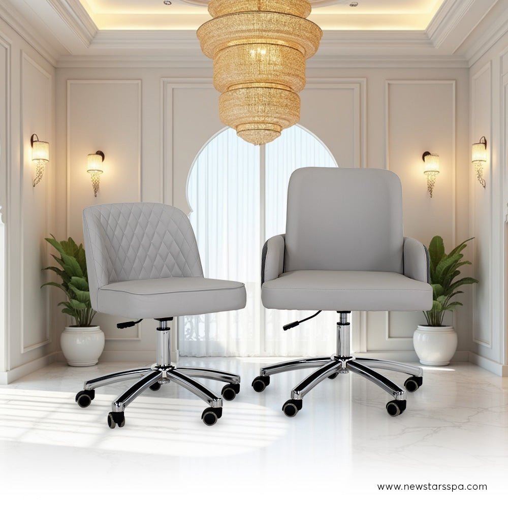 Customer Chair C025 + Technician Chair T011 - New Star Salon Furniture