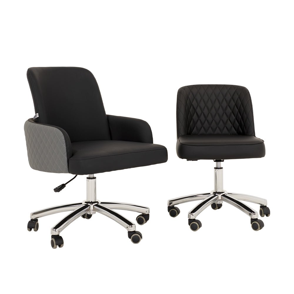 Customer Chair C025 + Technician Chair T011 - New Star Salon Furniture
