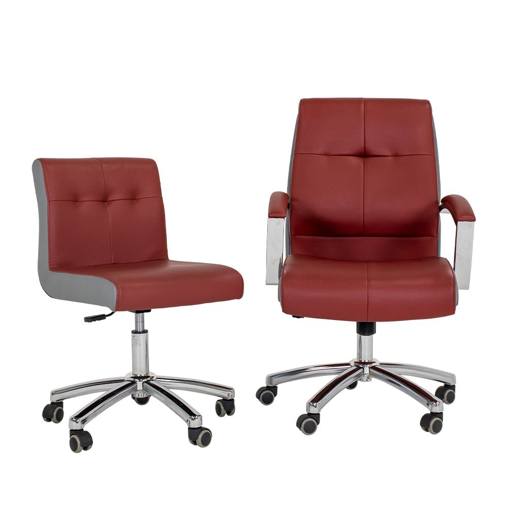 Customer Chair CC01 + Technician Chair EC01 - New Star Salon Furniture