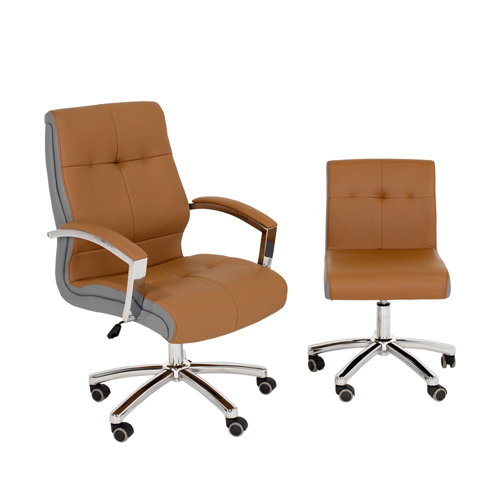 Customer Chair CC01 + Technician Chair EC01 - New Star Salon Furniture
