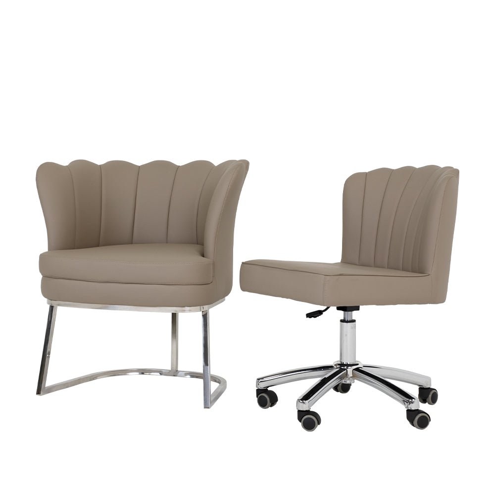 Customer Chair W016 + Technician Chair T010 - New Star Salon Furniture