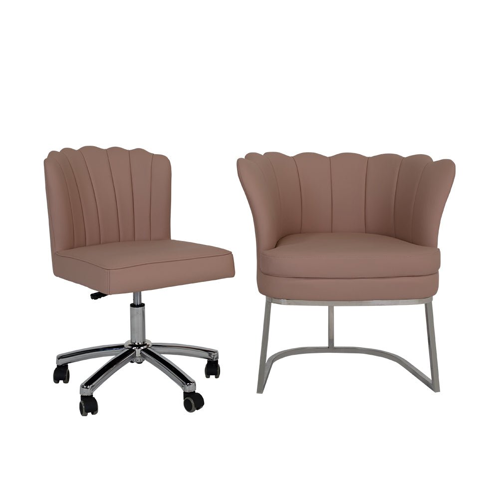 Customer Chair W016 + Technician Chair T010 - New Star Salon Furniture