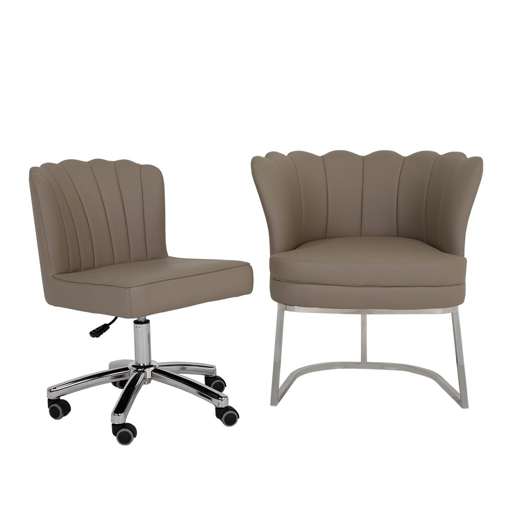 Customer Chair W016 + Technician Chair T010 - New Star Salon Furniture