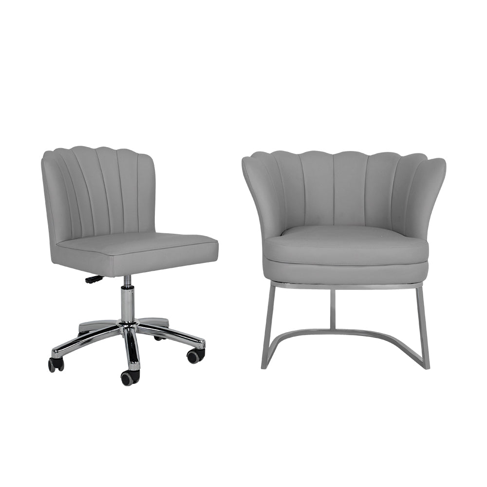 Customer Chair W016 + Technician Chair T010 - New Star Salon Furniture