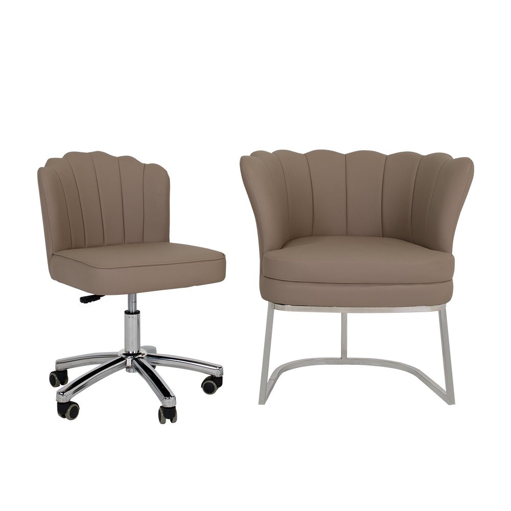 Customer Chair W016 + Technician Chair T010 - New Star Salon Furniture