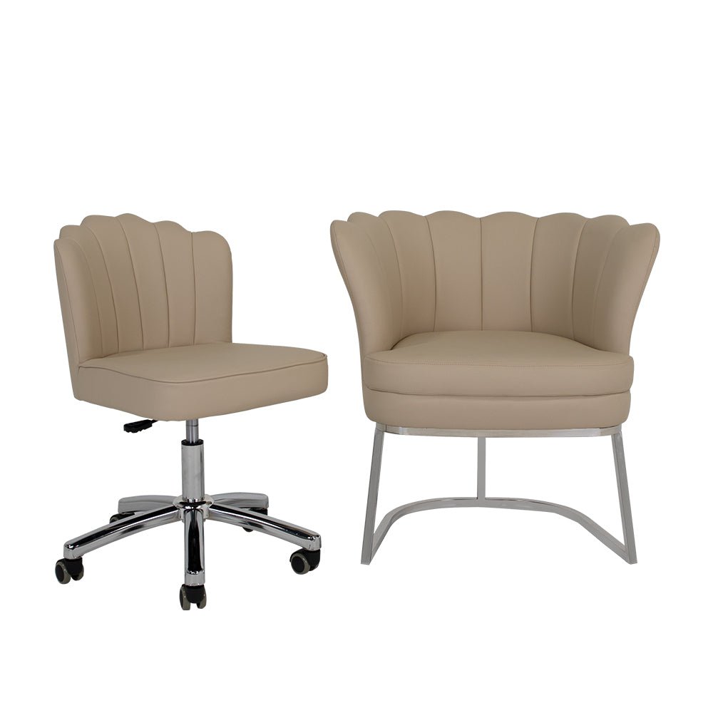 Customer Chair W016 + Technician Chair T010 - New Star Salon Furniture