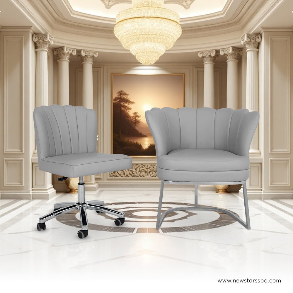 Customer Chair W016 + Technician Chair T010 - New Star Salon Furniture