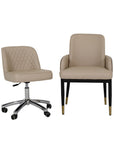 Customer Chair W025 + Technician Chair T011 - New Star Salon Furniture