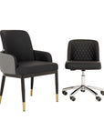 Customer Chair W025 + Technician Chair T011 - New Star Salon Furniture