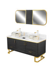 Luna Doule Sink w/Faucets (No Mirror)