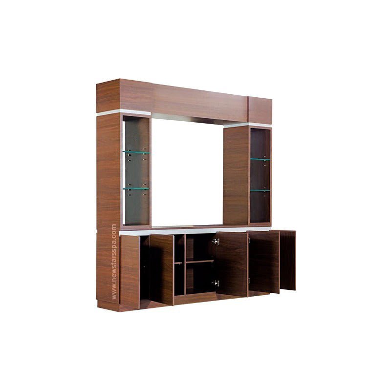 "DS" Back Wall w/Shelves - New Star Salon Furniture