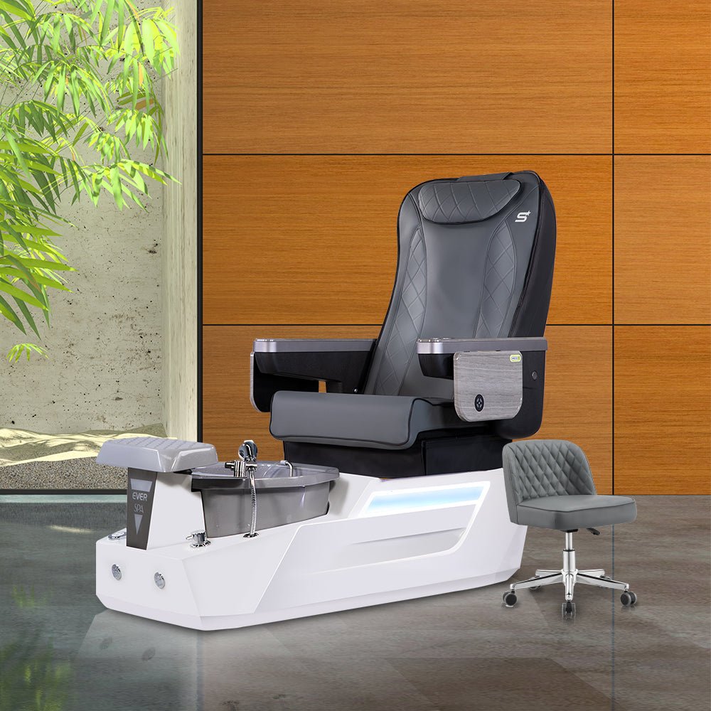 Ever Spa - White Tub - New Star Salon Furniture