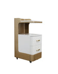 C1-Pedicart Fiberglass (White/Gold)