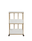 C1-Pedicart Fiberglass (White-Gold)