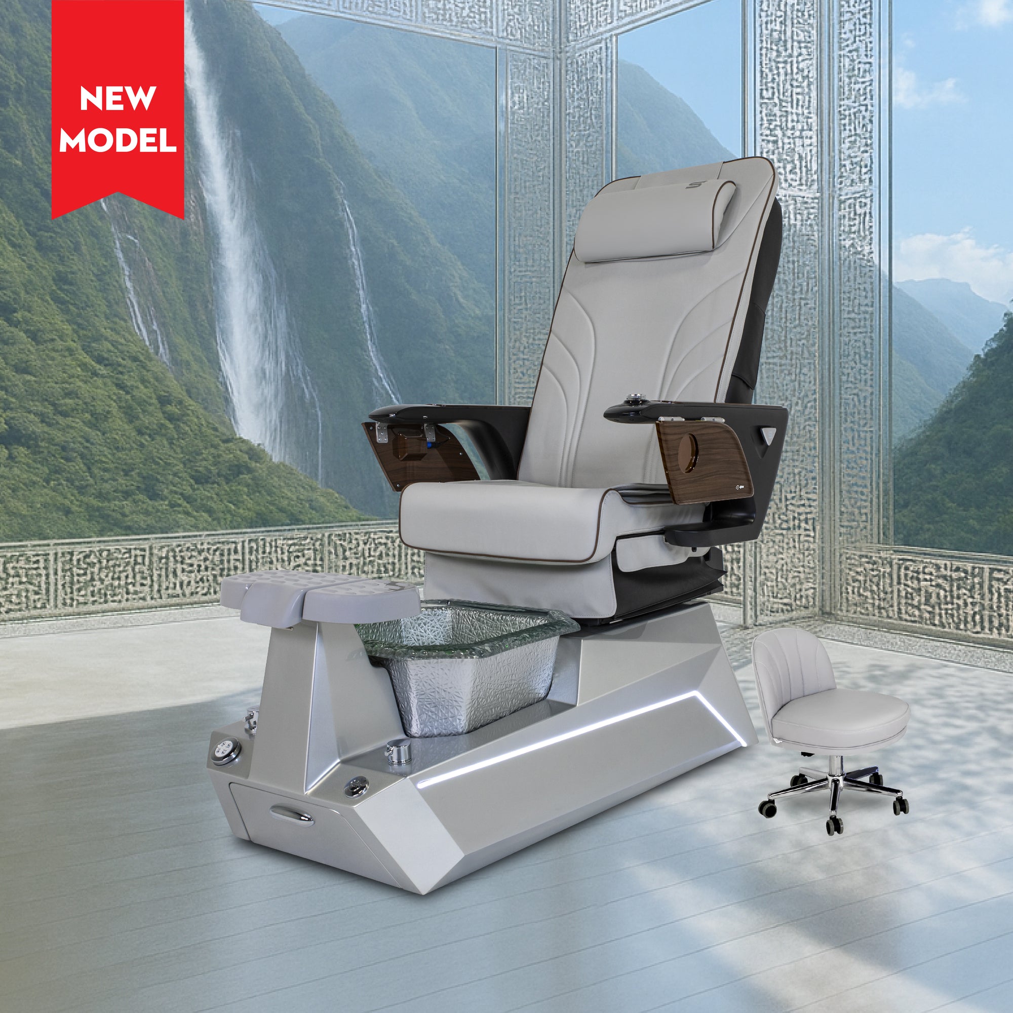 Aurelius - Silver Tub - New Star Spa & Furniture Corp.