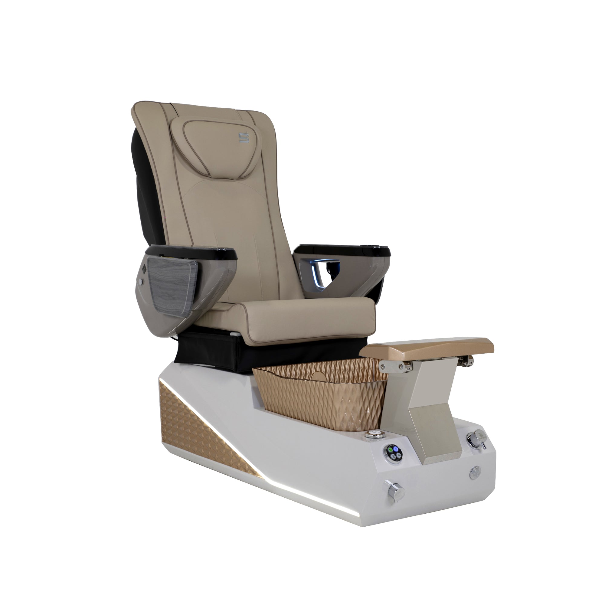 Harmony - White/Gold Tub - New Star Spa & Furniture Corp.