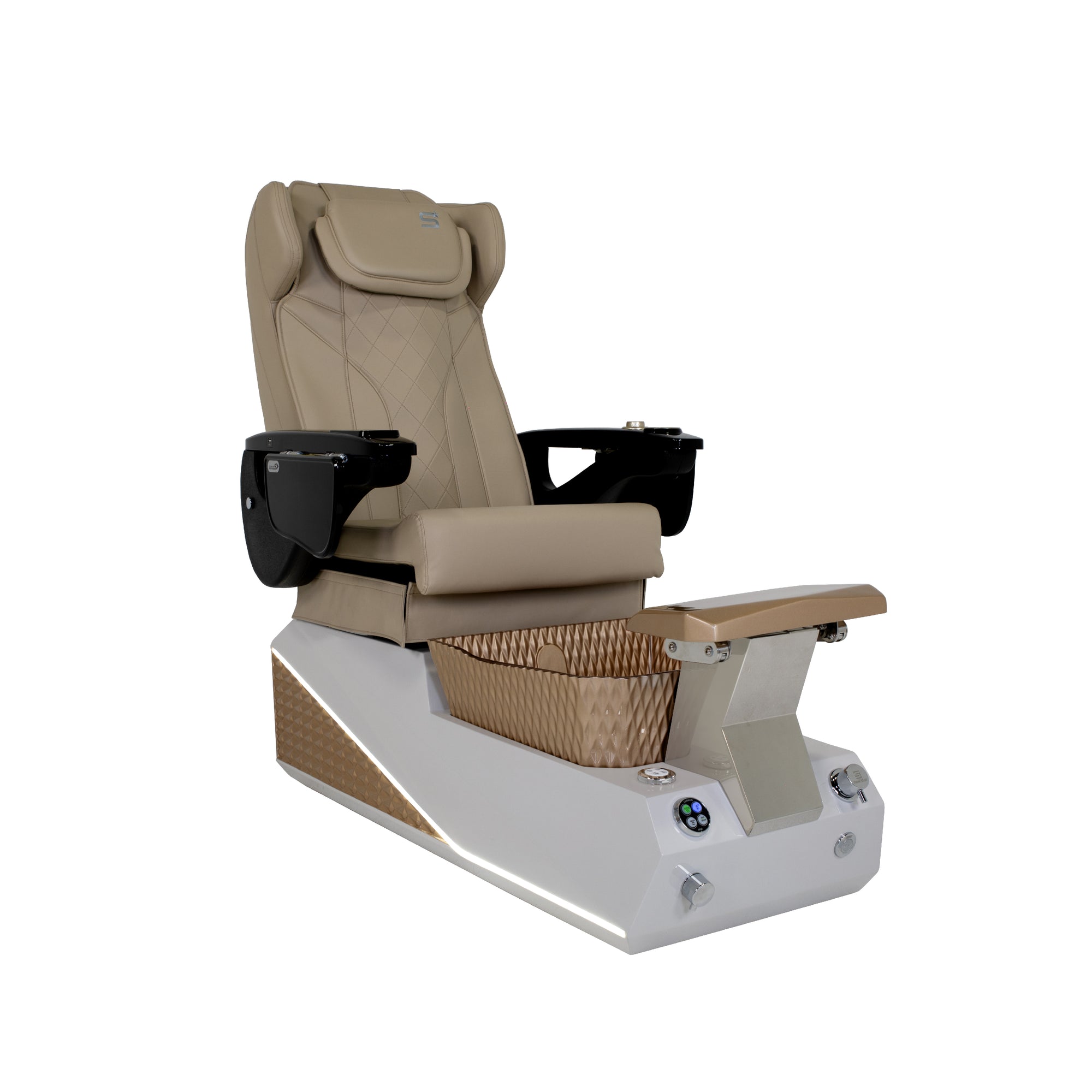 Harmony - White/Gold Tub - New Star Spa & Furniture Corp.