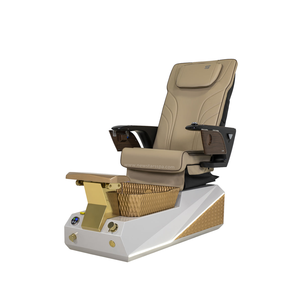 Harmony (Special Order) - Warm Gray/Gold Tub - New Star Spa &amp; Furniture Corp.