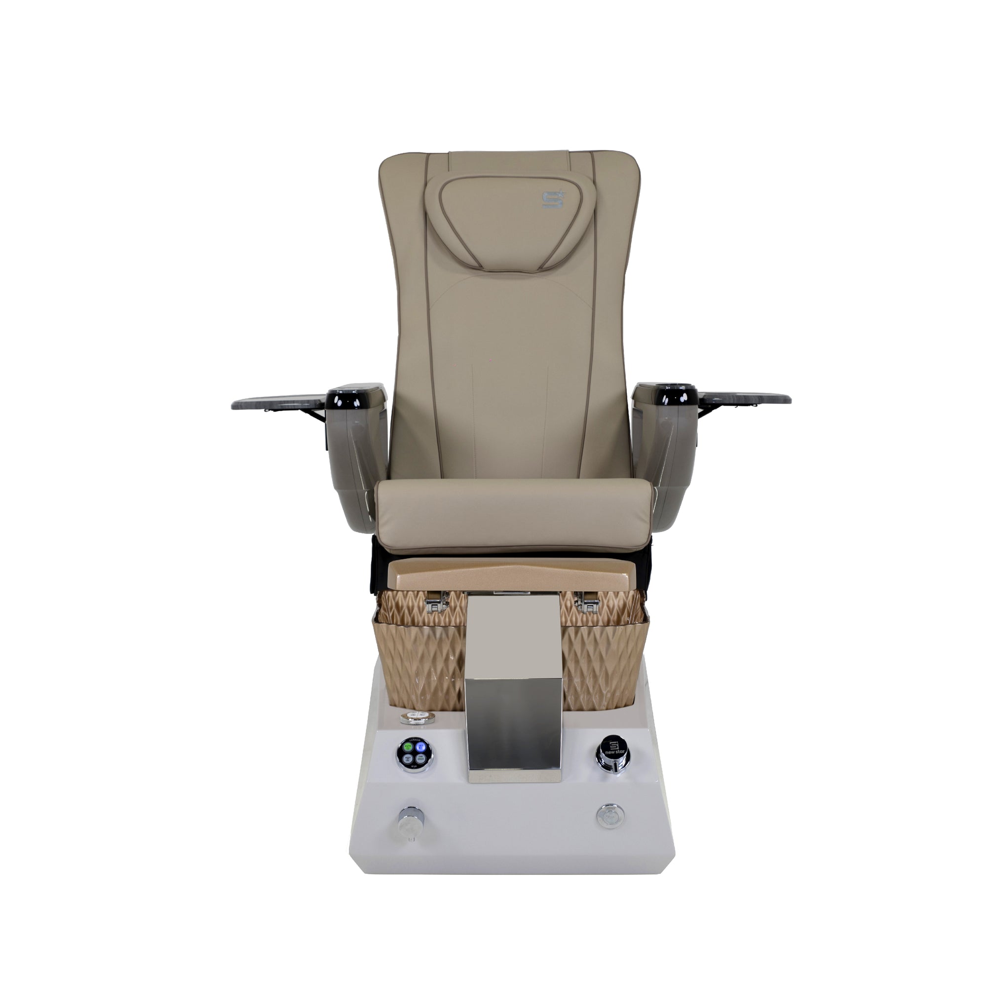 Harmony - White/Gold Tub - New Star Spa & Furniture Corp.