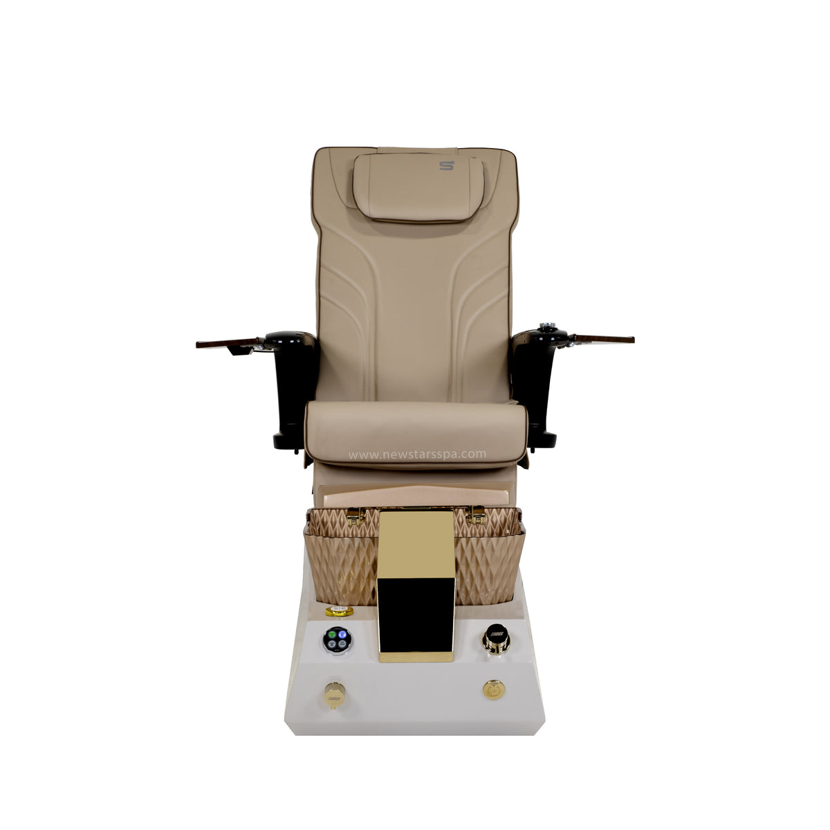 Harmony (Special Order) - Warm Gray/Gold Tub - New Star Spa &amp; Furniture Corp.