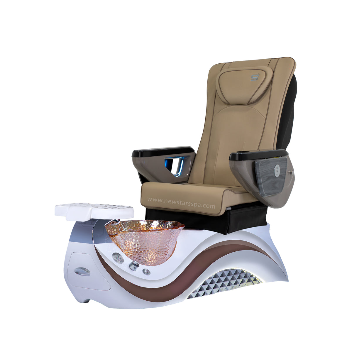Max Spa - White/Brown Tub - New Star Spa & Furniture Corp.
