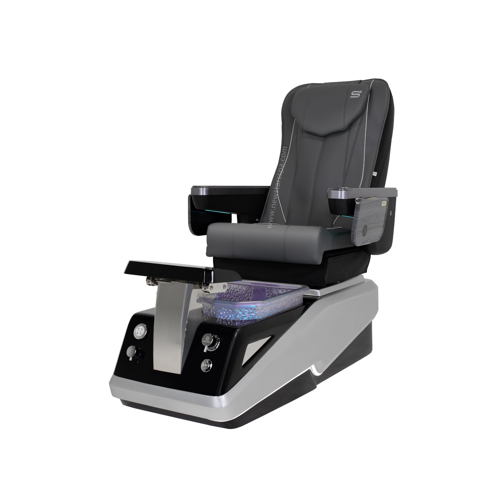 Oasis - Black/Silver Tub - New Star Spa & Furniture Corp.