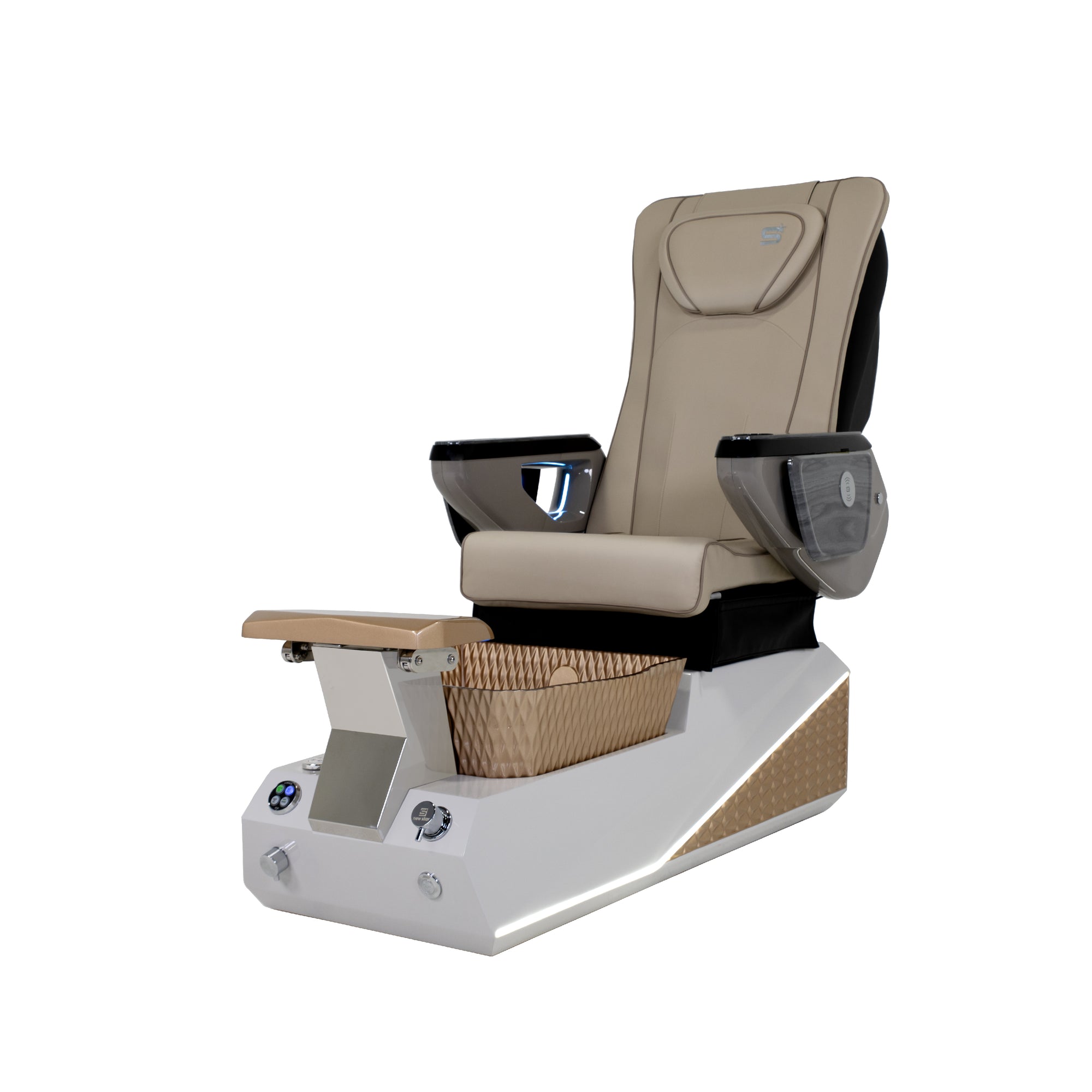 Harmony - White/Gold Tub - New Star Spa & Furniture Corp.