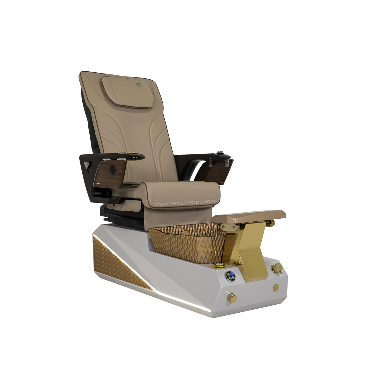 Harmony (Special Order) - Warm Gray/Gold Tub - New Star Spa &amp; Furniture Corp.