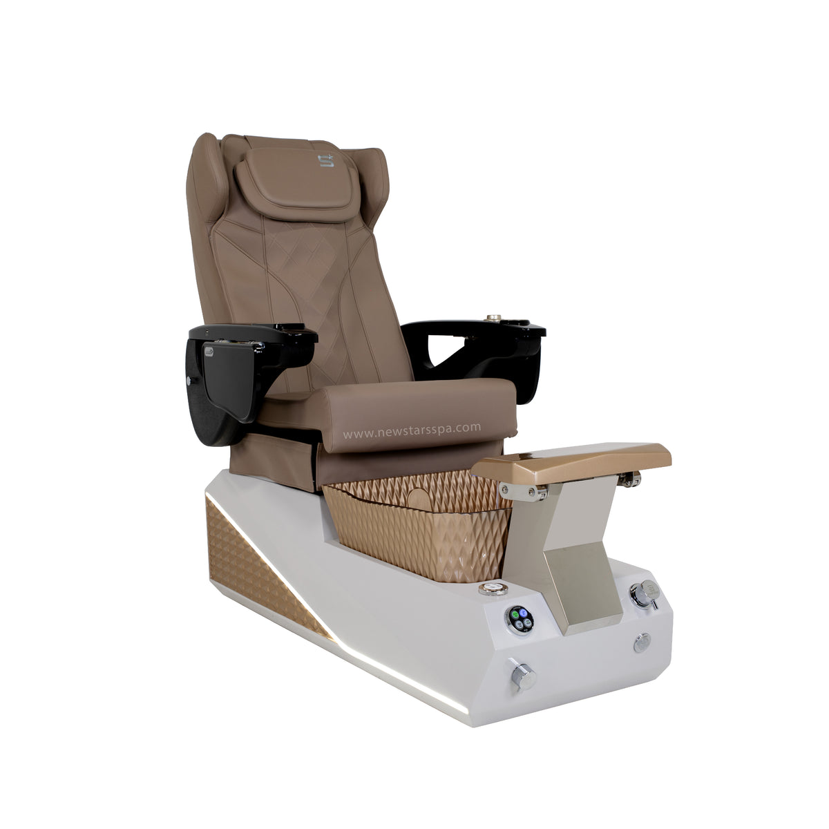 Harmony - Warm Gray/Gold Tub - New Star Spa &amp; Furniture Corp.