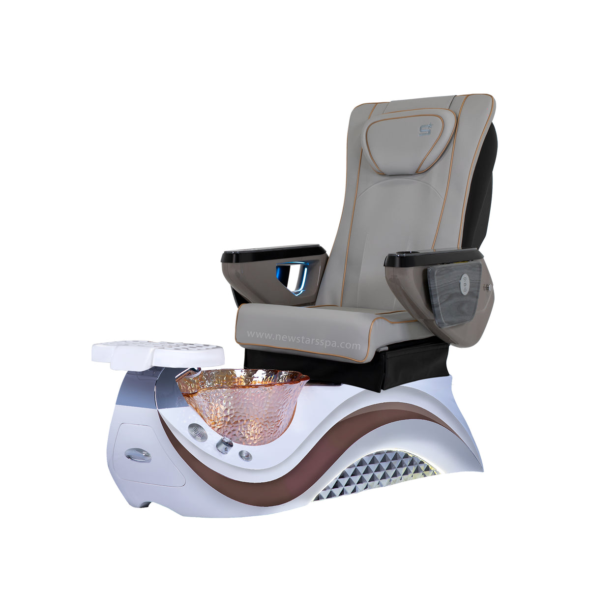 Max Spa - White/Brown Tub - New Star Spa & Furniture Corp.