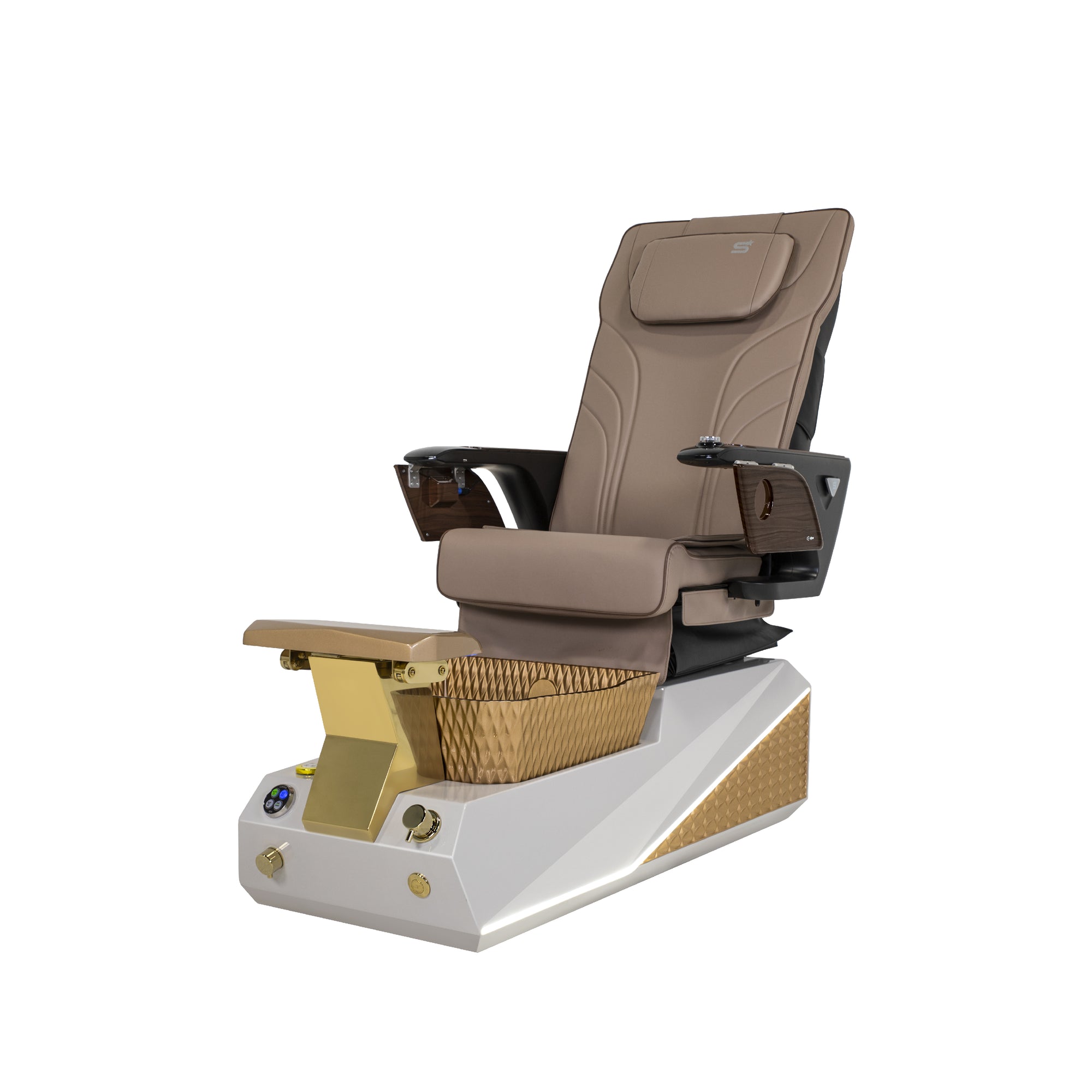 Harmony - White/Gold Tub - New Star Spa & Furniture Corp.
