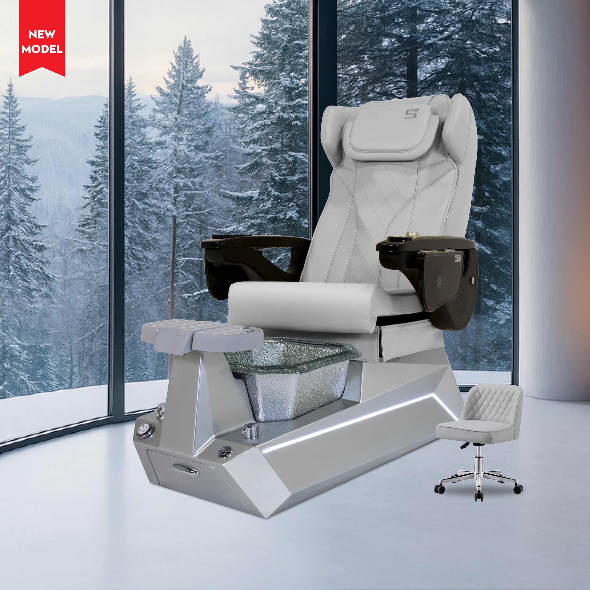 Aurelius - Silver Tub - New Star Spa & Furniture Corp.