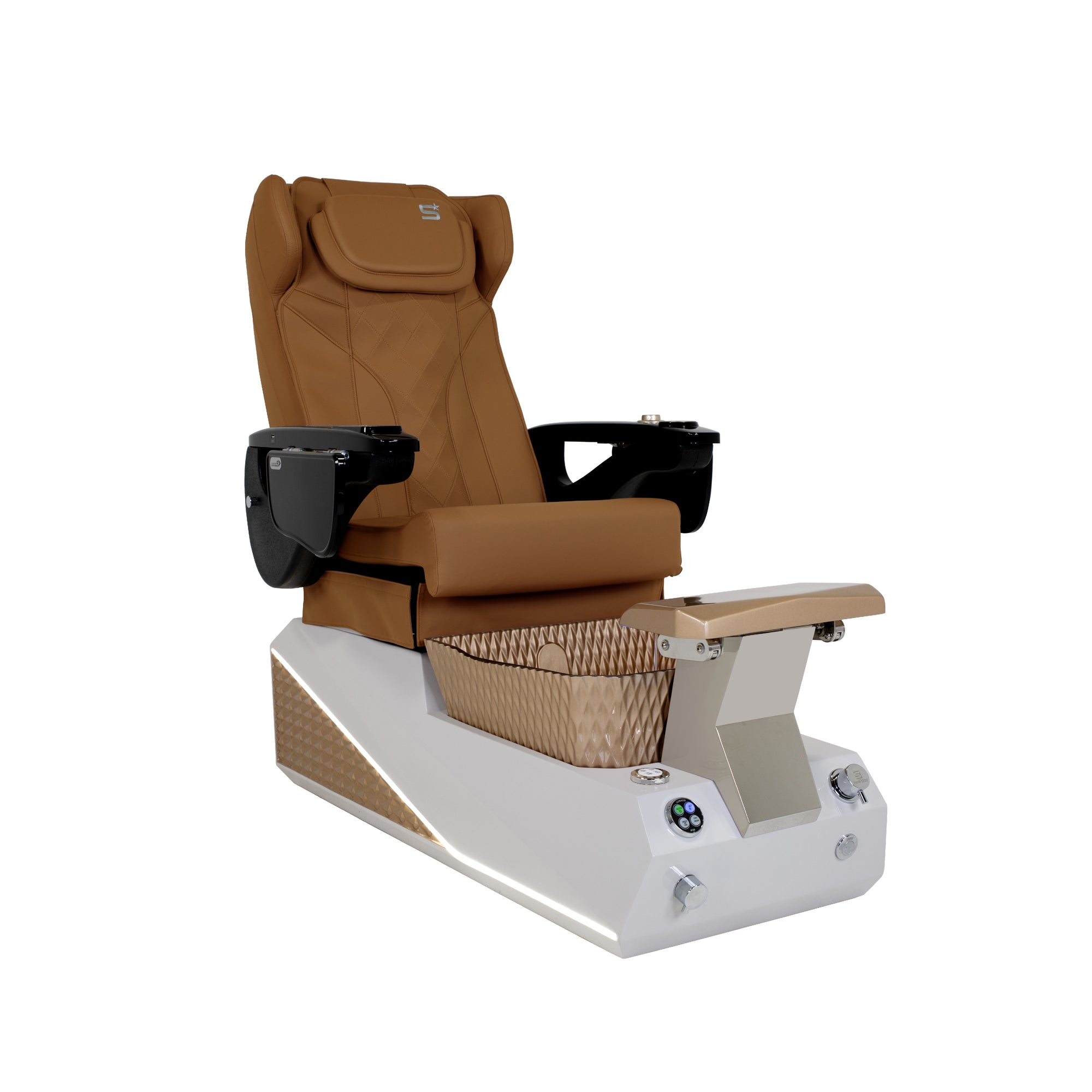 Harmony - White/Gold Tub - New Star Spa & Furniture Corp.