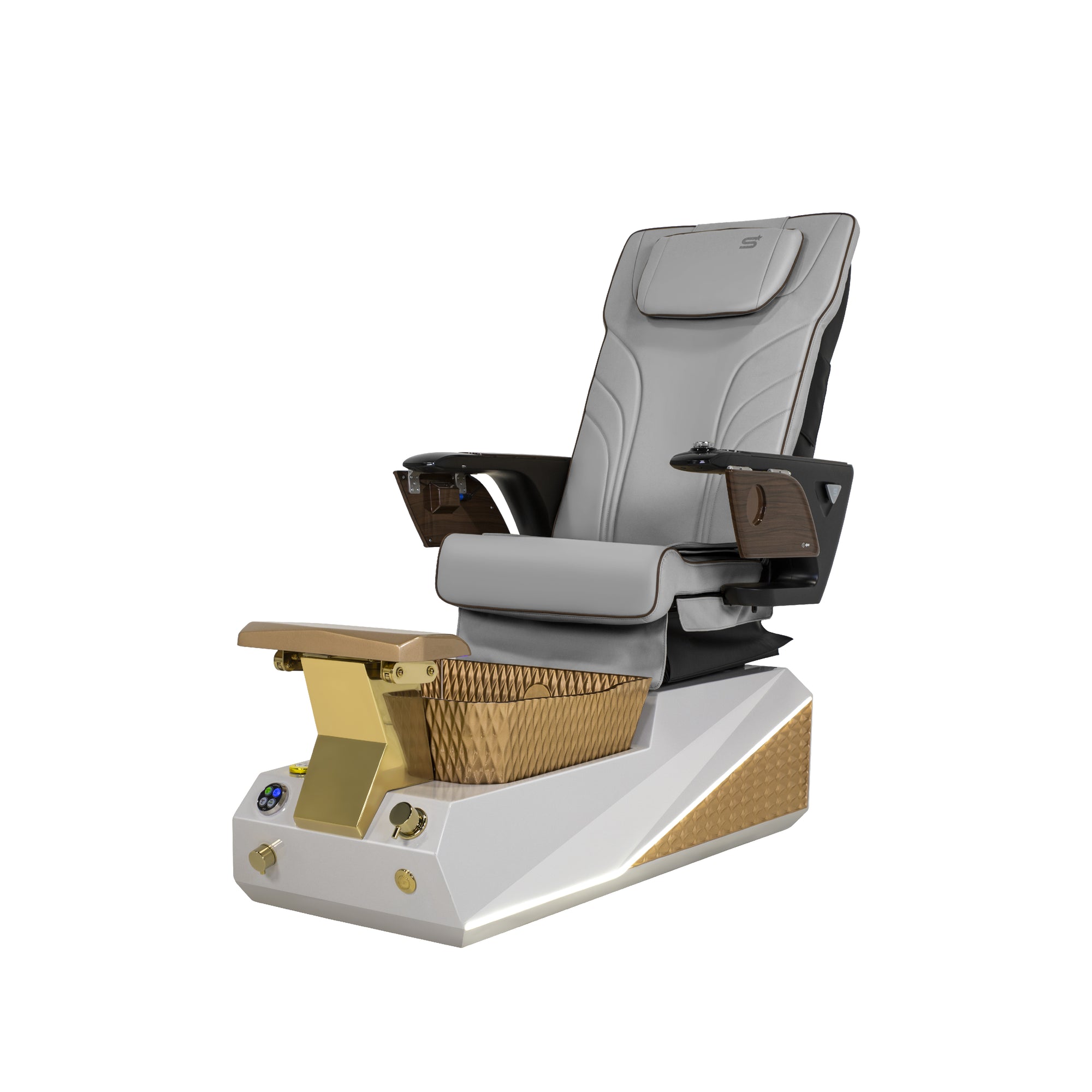 Harmony - White/Gold Tub - New Star Spa & Furniture Corp.