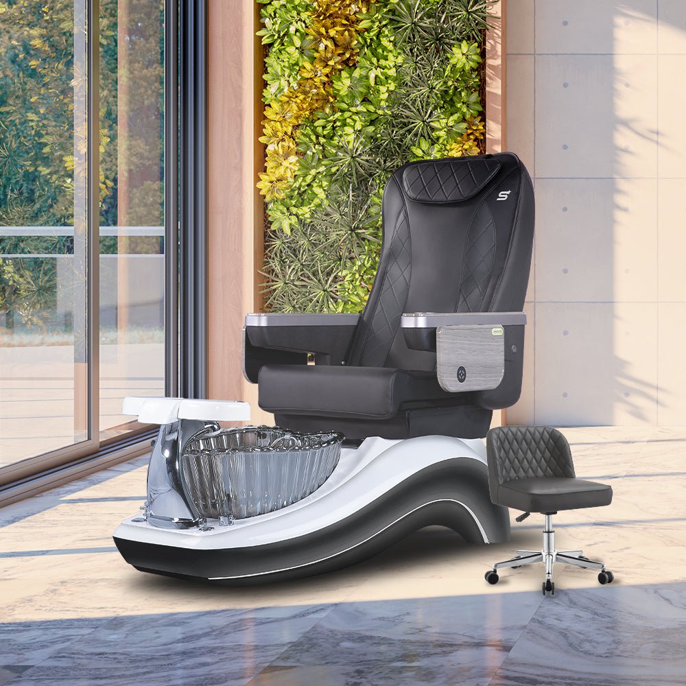 Future Spa - White/Black Tub - New Star Salon Furniture