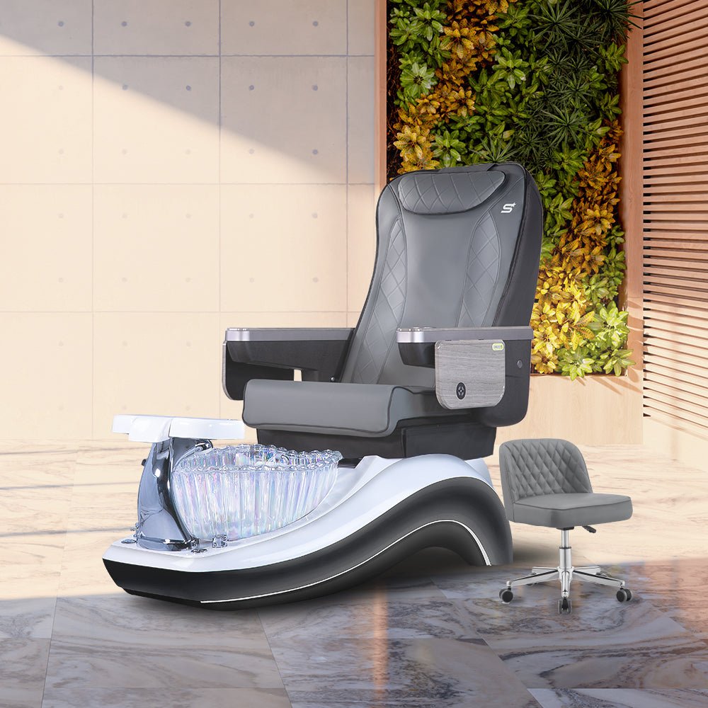 Future Spa - White/Black Tub - New Star Salon Furniture