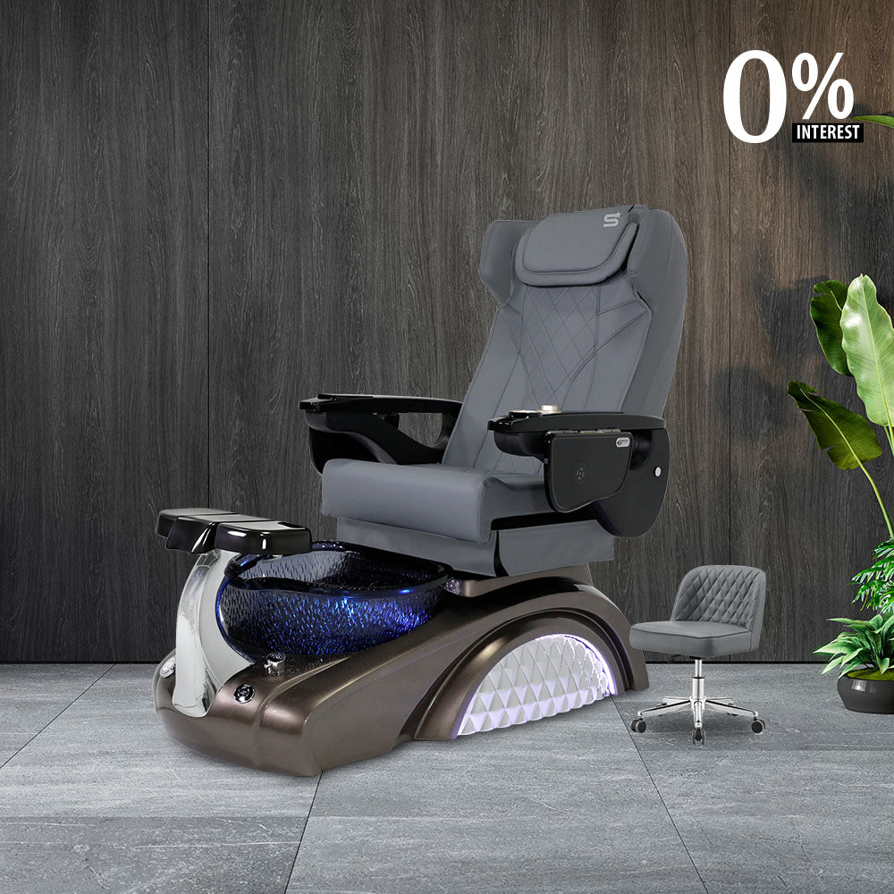 Glory Spa - Metallic Mocha Tub - New Star Spa & Furniture Corp.