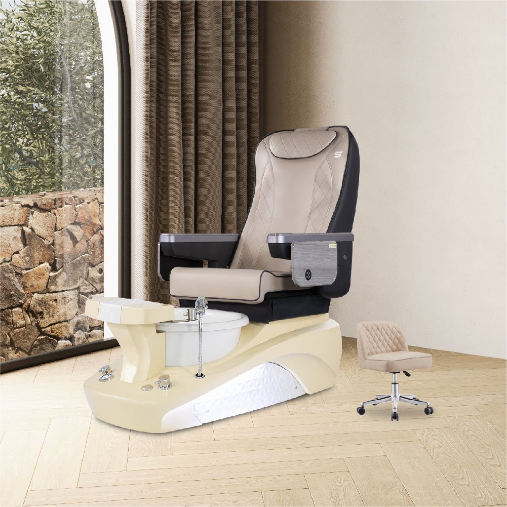 Glow Spa - White/Cream Tub - New Star Salon Furniture
