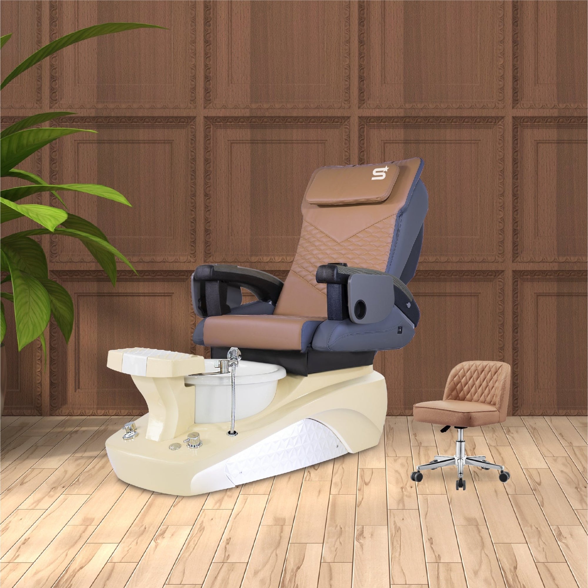 Glow Spa - White/Cream Tub - New Star Salon Furniture