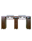 I Double Nail Table 68 7/8" With Pipe (90) - New Star Salon Furniture