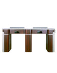 I Double Nail Table 68 7/8" With Pipe (90) - New Star Salon Furniture