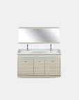 I Double Sink w/Faucets 55" (No Mirror) (517) - New Star Salon Furniture