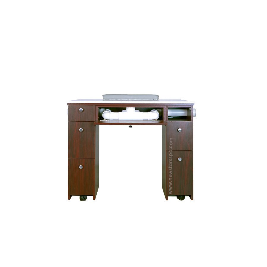 I Nail Table 39 1/4" With Pipe (90) - New Star Salon Furniture