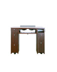 I Nail Table 39 1/4" With Pipe (90) - New Star Salon Furniture
