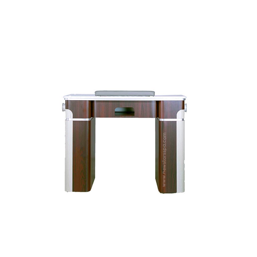 I Nail Table 39 1/4" With Pipe (90) - New Star Salon Furniture