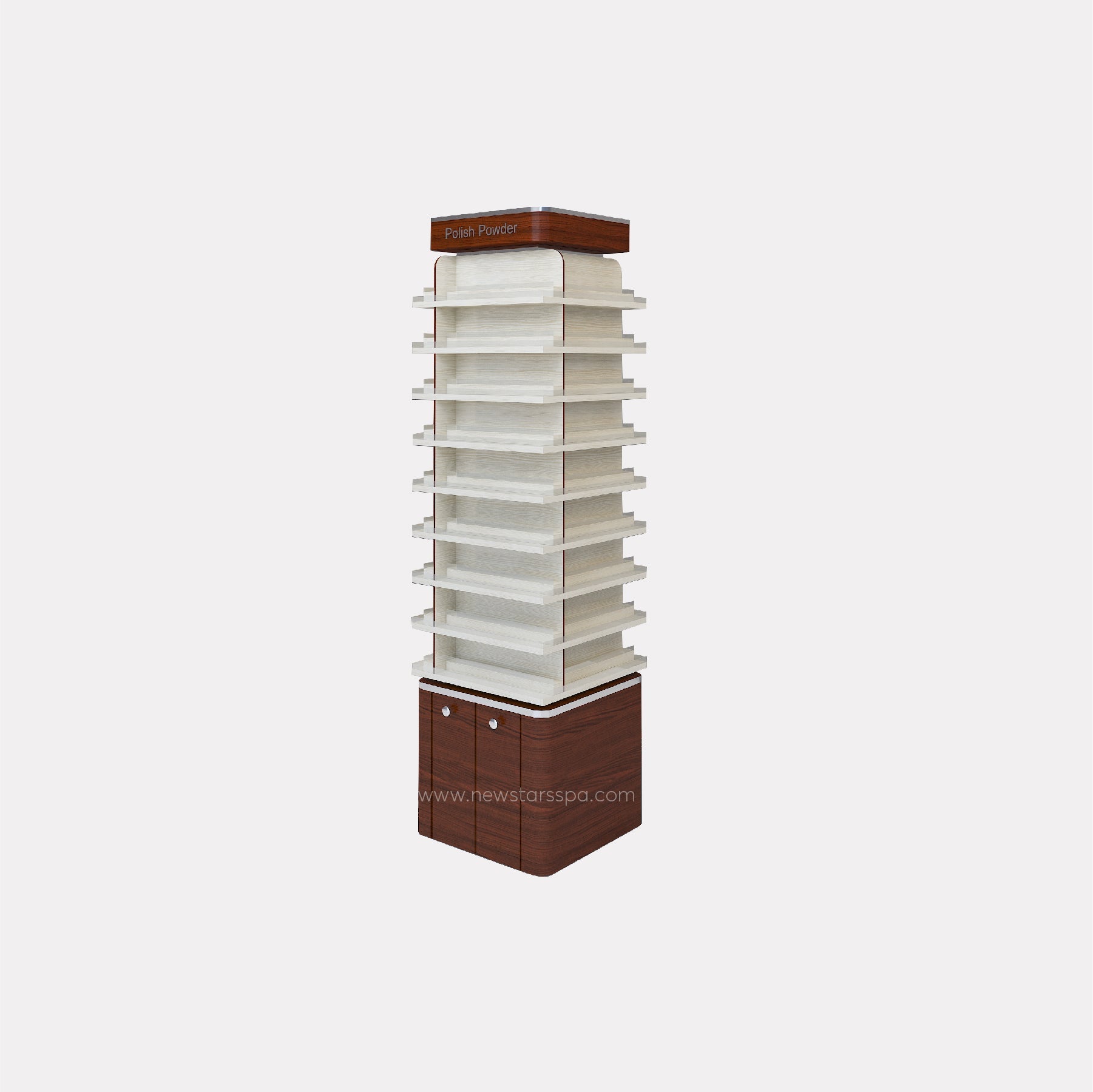 I Powder & Polish Rack Stand - New Star Salon Furniture