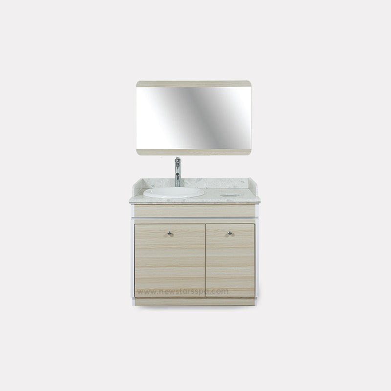 I Single Sink w/Faucet 35" (No Mirror) (517) - New Star Salon Furniture