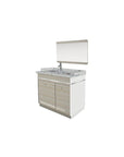 I Single Sink w/Faucet 35" (No Mirror) (517) - New Star Salon Furniture